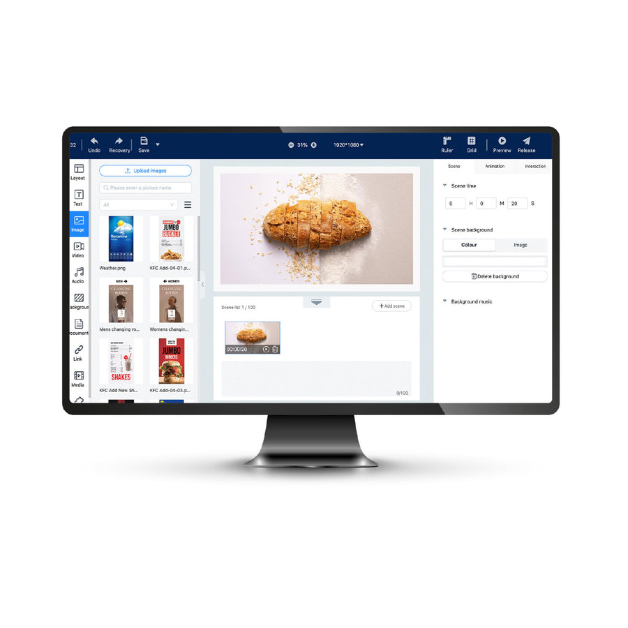 Hisense VisionInfo Digital Signage CMS Software