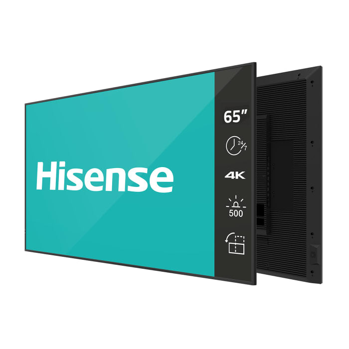 HiSense 65” 4K UHD IPS Digital Signage Display - 24/7 Operation – 65DM66D