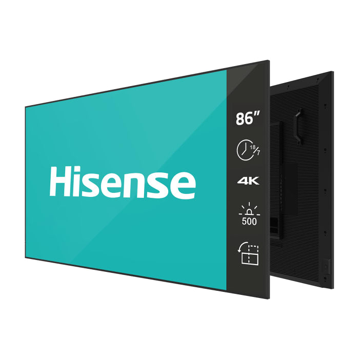 HiSense 86” 4K UHD Digital Signage Display - 18/7 Operation – 86GM50D