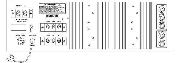 Ahuja SSA160EM 5-Microphone 2-Aux Input Amplifier Ahuja SSA160EM 5-Microphone 2-Aux Input Amplifier