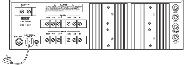 Ahuja TZA1500 6-Microphone 2-Aux Input PA Amplifier Ahuja TZA1500 6-Microphone 2-Aux Input PA Amplifier