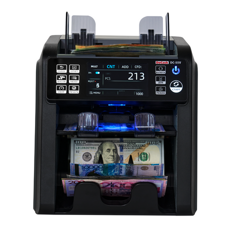DoCash DC-55V Banknote Counter, Professional Bill Counter, SKU: DoCash DC-55V
