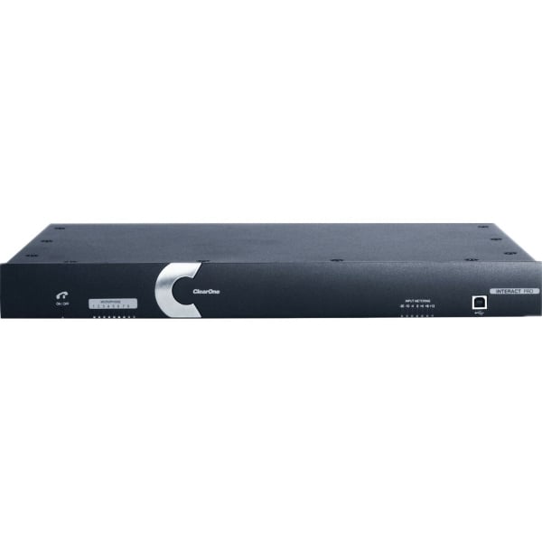 ClearOne 910-154-055 Interact Pro Mixer-8 Ch AEC Microphone Mixer w/Built-In Telephone Hybrid