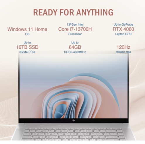 HP ENVY 16-H1053DX (9U360UA-ABV) i7-13700H-5GHz, 16GB, 1TB SSD, 16inch WQXGA TOUCH, CAMERA, FPR, BT, WIFI, WINDOWS 11 HP ENVY 16-H1053DX (9U360UA-ABV) i7-13700H-5GHz, 16GB, 1TB SSD, 16inch WQXGA TOUCH, CAMERA, FPR, BT, WIFI, WINDOWS 11