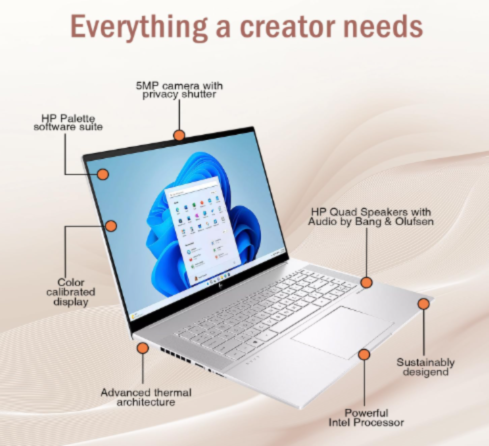 HP ENVY 16-H1053DX (9U360UA-ABV) i7-13700H-5GHz, 16GB, 1TB SSD, 16inch WQXGA TOUCH, CAMERA, FPR, BT, WIFI, WINDOWS 11 HP ENVY 16-H1053DX (9U360UA-ABV) i7-13700H-5GHz, 16GB, 1TB SSD, 16inch WQXGA TOUCH, CAMERA, FPR, BT, WIFI, WINDOWS 11