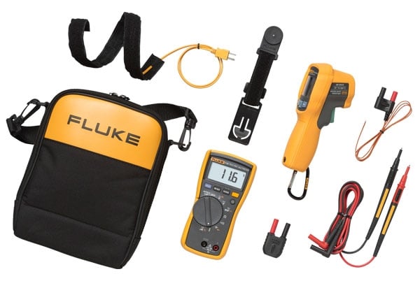 Fluke HVAC Multimeter and IR Thermometer Combo Kit Fluke 116/62 Fluke HVAC Multimeter and IR Thermometer Combo Kit Fluke 116/62
