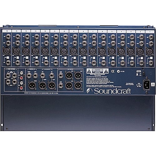 Soundcraft GB2R 12 Channel Rack Mountable GB Series Console Audio Mixer Soundcraft GB2R 12 Channel Rack Mountable GB Series Console Audio Mixer