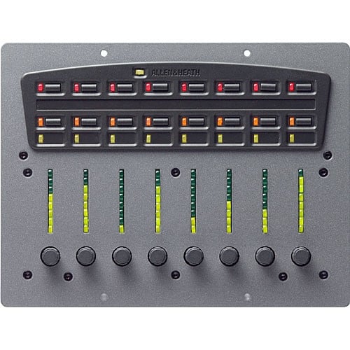 Allen & Heath 8 Fader, 16 Switches 25 LED Rotary Panel Allen & Heath 8 Fader, 16 Switches 25 LED Rotary Panel