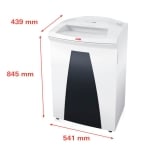 HSM SECURIO B34 5.8 P-2 32 Sheets Capacity Strip Cut Shredder HSM SECURIO B34 5.8 P-2 32 Sheets Capacity Strip Cut Shredder