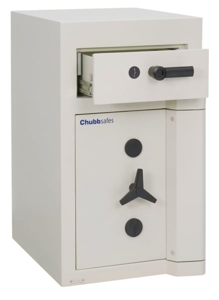 Chubbsafes Europa Deposit M-60 Grade 1 Burglary Resistant and 2 key Lock Safe Chubbsafes Europa Deposit M-60 Grade 1 Burglary Resistant and 2 key Lock Safe