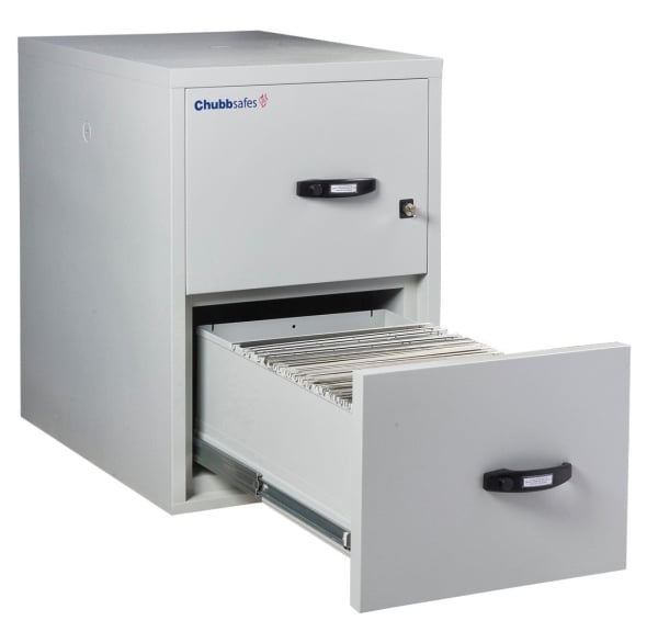 Chubbsafes Fire File 31” M-135 (2 Drawers) 1 Key Lock + Keyless Combination Lock 136L Fire And Burglary Proof Filing Cabinet Chubbsafes Fire File 31” M-135 (2 Drawers) 1 Key Lock + Keyless Combination Lock 136L Fire And Burglary Proof Filing Cabinet