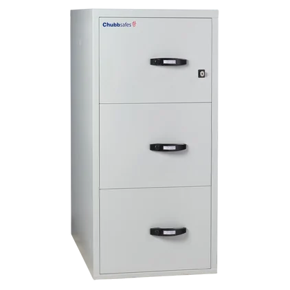 Chubbsafes Fire File 31” M-205 (3 Drawers) 1 Key Lock 204L Fire And Burglary Proof Filing Cabinet Chubbsafes Fire File 31” M-205 (3 Drawers) 1 Key Lock 204L Fire And Burglary Proof Filing Cabinet