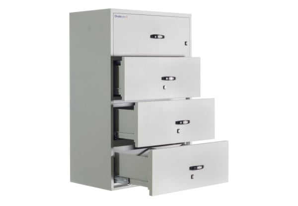 Chubbsafes Lateral Fire File M-360 4-Drawer Fireproof Filing Solution for Secure Paper Storage Cabinet Chubbsafes Lateral Fire File M-360 4-Drawer Fireproof Filing Solution for Secure Paper Storage Cabinet