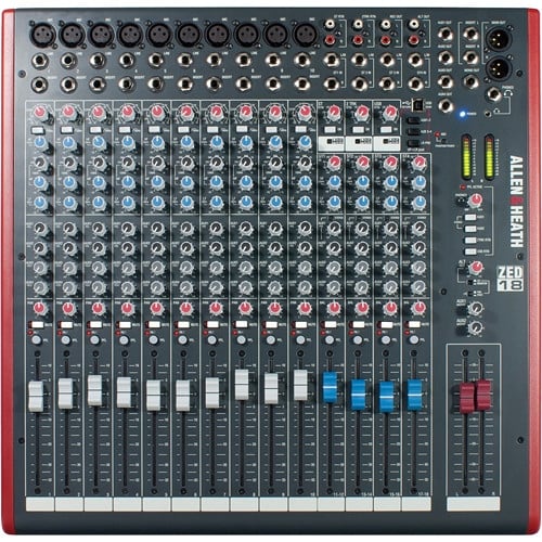 Allen & Heath ZED-18 Multipurpose Mixer for Live Sound and Recording Allen & Heath ZED-18 Multipurpose Mixer for Live Sound and Recording