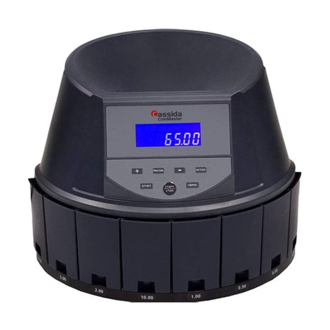 Cassida CoinMaster COIN MASTER Multifunctional Coin Processing Machine – Business-Grade Coin Sorter, Counter & Wrapper