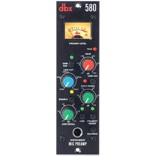 dbx 580 Mic Preamp 500 Series Module dbx 580 Mic Preamp 500 Series Module