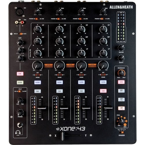 Allen & Heath XONE:43 - 4+1 Channel Analog DJ Mixer Allen & Heath XONE:43 - 4+1 Channel Analog DJ Mixer
