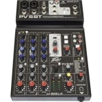 Peavey PV 6BT Compact Mixer 6 Channel With Bluetooth Mixer Peavey PV 6BT Compact Mixer 6 Channel With Bluetooth Mixer