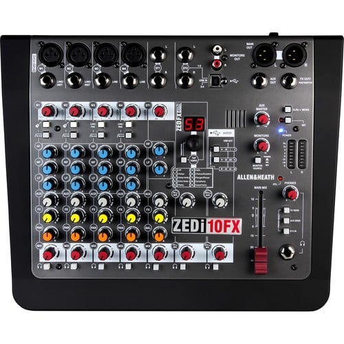 Allen & Heath ZEDi-10FX Compact Hybrid Mixer/USB Interface (with On-Board Effects Engine) Allen & Heath ZEDi-10FX Compact Hybrid Mixer/USB Interface (with On-Board Effects Engine)