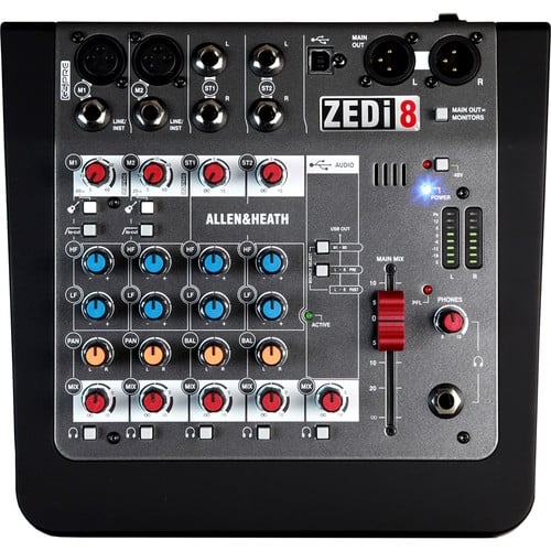 Allen & Heath ZEDi-8 Compact Hybrid Mixer/USB Interface Allen & Heath ZEDi-8 Compact Hybrid Mixer/USB Interface