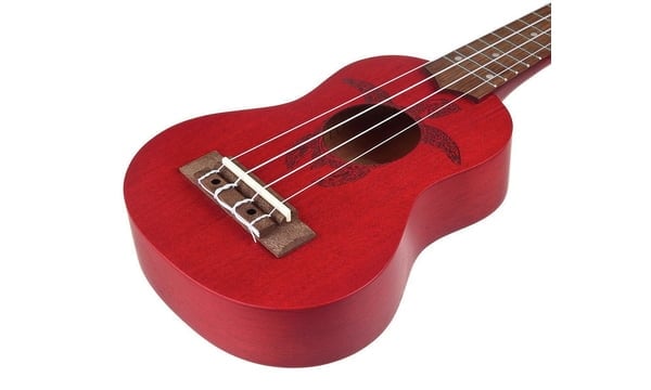 Ortega K1-RD Keiki Soprano Ukulele Satin RED Finish Ortega K1-RD Keiki Soprano Ukulele Satin RED Finish