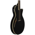 ESP LTL6BLK LTD TL-6 Thinline Acoustic Black Finish Guitar ESP LTL6BLK LTD TL-6 Thinline Acoustic Black Finish Guitar