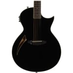 ESP LTL6BLK LTD TL-6 Thinline Acoustic Black Finish Guitar ESP LTL6BLK LTD TL-6 Thinline Acoustic Black Finish Guitar