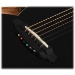 ESP LTL6BLK LTD TL-6 Thinline Acoustic Black Finish Guitar ESP LTL6BLK LTD TL-6 Thinline Acoustic Black Finish Guitar