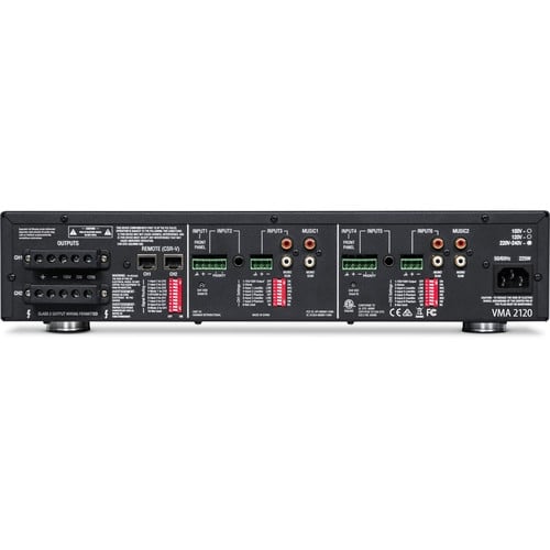 JBL VMA2120 Commercial Series 120W Bluetooth-Enabled Mixer/Amplifier JBL VMA2120 Commercial Series 120W Bluetooth-Enabled Mixer/Amplifier