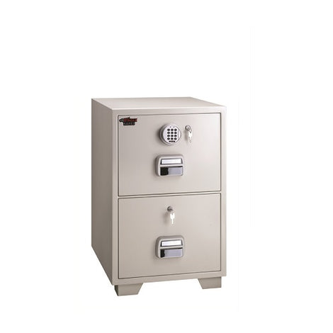 Eagle SF680-2EKK Filing Cabinet Safe, 2 Drawers, Electronic Lock, Secure Storage