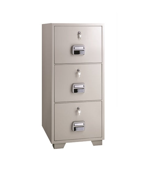 Eagle SF680-3OKK Fire-Resistant 3-Drawer Filing Cabinet with Key Lock, SKU SF680-3OKK Eagle SF680-3OKK Fire-Resistant 3-Drawer Filing Cabinet with Key Lock, SKU SF680-3OKK