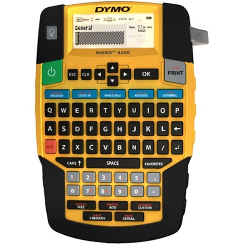 Dymo Rhino 4200 Labeler With QWERTY Keyboard Dymo Rhino 4200 Labeler With QWERTY Keyboard