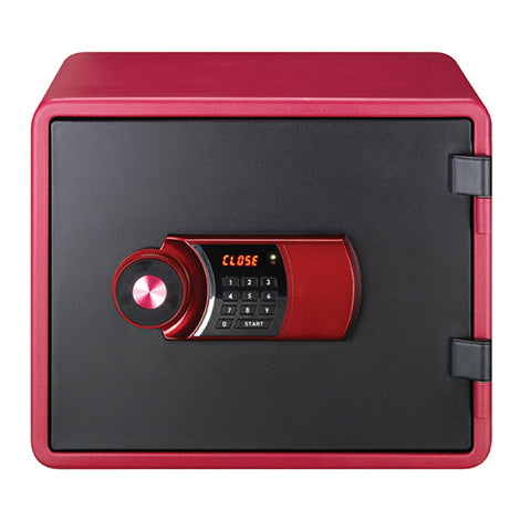 Eagle YES-M020 (Red) Series Safe - YES-M020(RD) Secure Steel Lockbox