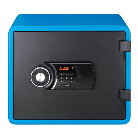 Eagle YES-M020 (Blue) Series Safe - YES-M020(BL) Secure Steel Lockbox