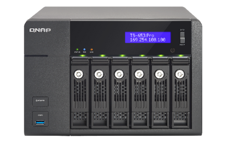 QNAP TS-653 Pro (TS-653 Pro-8G) (Celeron 2.0, 8GB, QTS 4.1)
