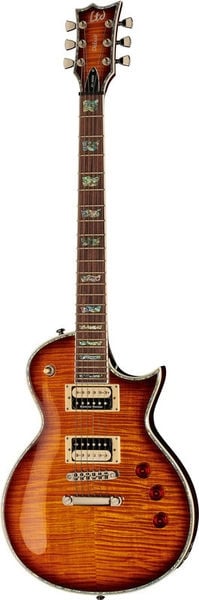 ESP LEC1000ASB LTD EC-1000 Electric Guitar-Amber Sunburst ESP LEC1000ASB LTD EC-1000 Electric Guitar-Amber Sunburst