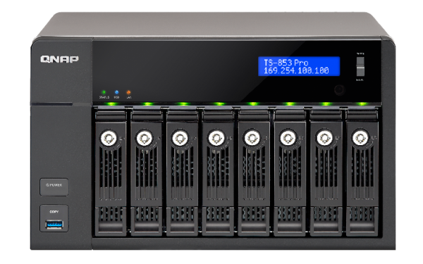 QNAP TS-853 Pro (TS-853 Pro-8G) (Celeron 2.0, 8GB, QTS 4.1) QNAP TS-853 Pro (TS-853 Pro-8G) (Celeron 2.0, 8GB, QTS 4.1)
