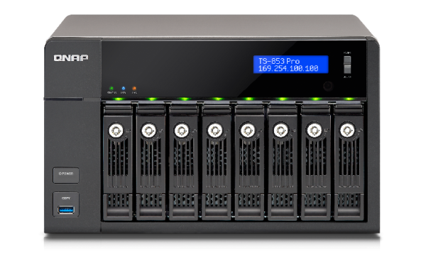 QNAP TS-853 Pro (Celeron 2.0, 2GB, QTS 4.1) QNAP TS-853 Pro (Celeron 2.0, 2GB, QTS 4.1)