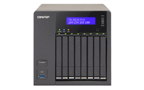 QNAP TS-853S Pro (Celeron 2.0, 4GB, QTS 4.1)