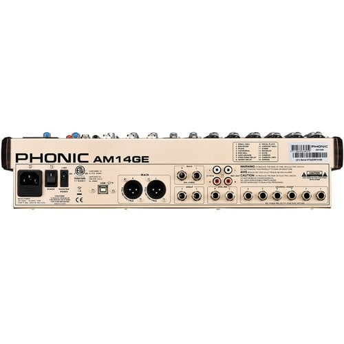 Phonic AM14GE AM Gold Edition Compact Mixer Phonic AM14GE AM Gold Edition Compact Mixer