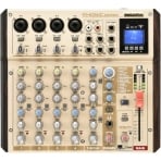 Phonic AM8GE Bluetooth TF Recorder & USB Interface AM Gold Edition Compact Mixer Phonic AM8GE Bluetooth TF Recorder & USB Interface AM Gold Edition Compact Mixer