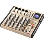 Phonic AM8GE Bluetooth TF Recorder & USB Interface AM Gold Edition Compact Mixer Phonic AM8GE Bluetooth TF Recorder & USB Interface AM Gold Edition Compact Mixer