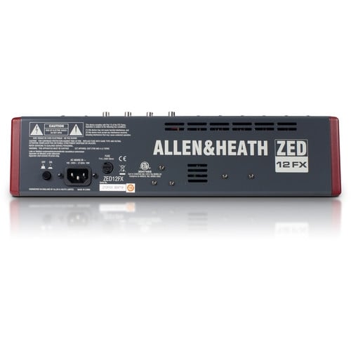 Allen & Heath ZED12FX Multipurpose Mixer with FX for Live Sound & Recording Allen & Heath ZED12FX Multipurpose Mixer with FX for Live Sound & Recording