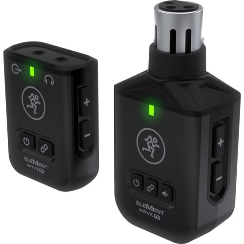Mackie Element Wave XLR 2.4 GHz System For Cameras & Smartphone With Compact Digital Wireless Lavalier Microphone Mackie Element Wave XLR 2.4 GHz System For Cameras & Smartphone With Compact Digital Wireless Lavalier Microphone