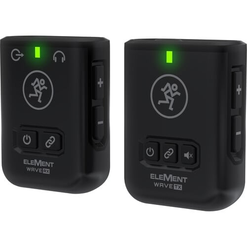 Mackie Element Wave LAV 2.4 GHz System For Cameras & Smartphone With Compact Digital Wireless Lavalier Microphone Mackie Element Wave LAV 2.4 GHz System For Cameras & Smartphone With Compact Digital Wireless Lavalier Microphone