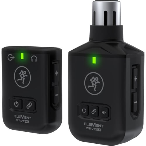 Mackie Element Wave XLR 2.4 GHz System For Cameras & Smartphone With Compact Digital Wireless Lavalier Microphone Mackie Element Wave XLR 2.4 GHz System For Cameras & Smartphone With Compact Digital Wireless Lavalier Microphone