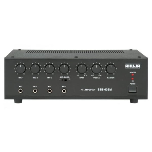 Ahuja UB30 2-Microphone & 1-Aux Input PA Amplifier