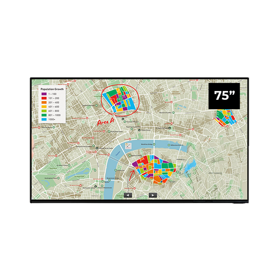 Sharp PN-VC Series 75-inch 4K UHD Intelligent Touch Board – PN-VC754H