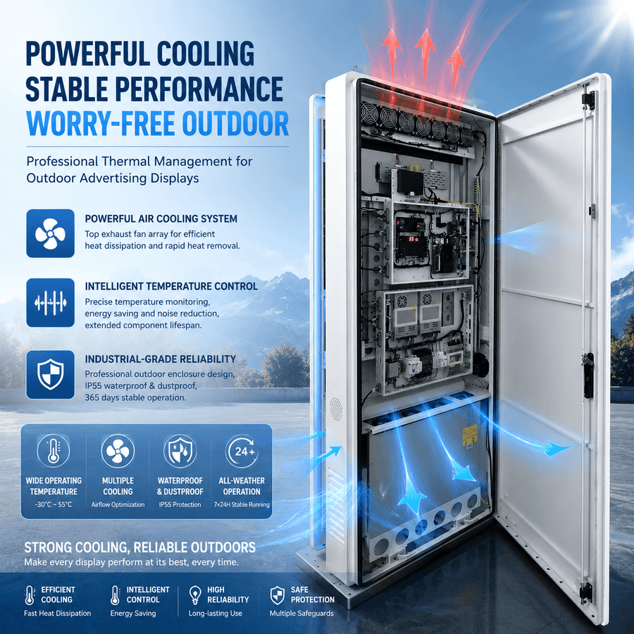Marvel Outdoor Signage Temperature Control Hardware