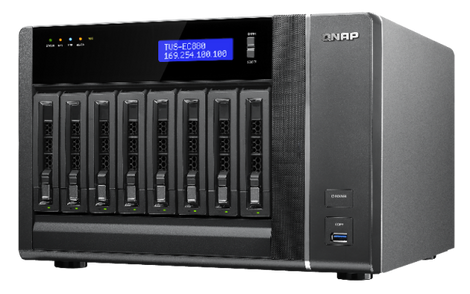 QNAP TVS-EC880 (TVS-EC880-E3-8G) (Xeon E3, 8GB, QTS 4.1)